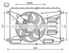 AVA QUALITY COOLING FD7556 Fan, radiator